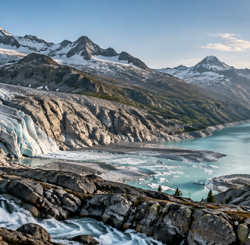 Swiss glacier melt 2026